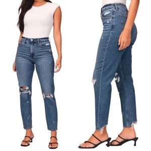Abercrombie and Fitch curve love the mom high rise size 2R W26